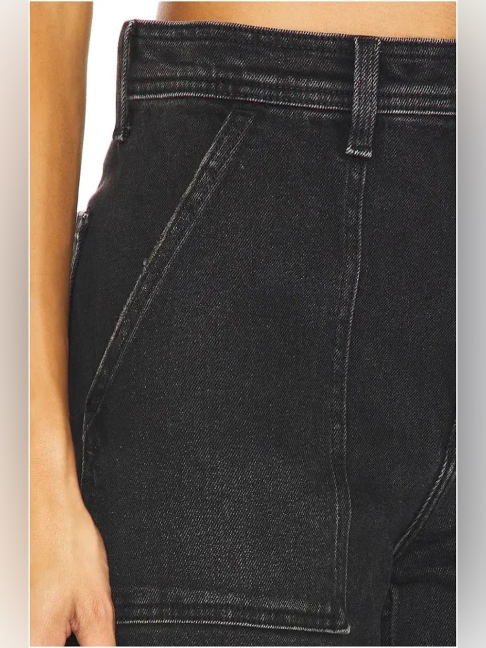 Pistola Penny Utility Wide Leg Jeans | Washed Black | Size 27 never worn - Picture 3 of 6